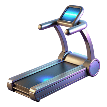 Modern Treadmill Digital Display, Home Fitness png