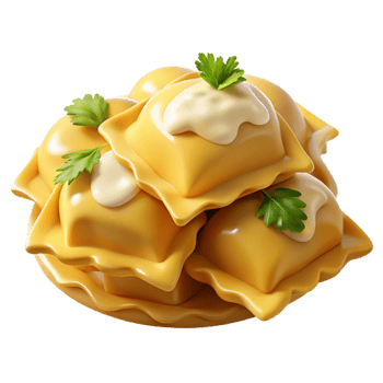 Creamy Ravioli A Delicious Italian Dish png