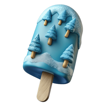 Winter Wonderland Popsicle Frozen Treats png