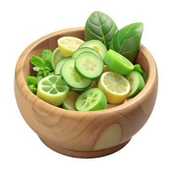 Refreshing Summer Fruit Salad Cucumbers, Lemons, Limes png