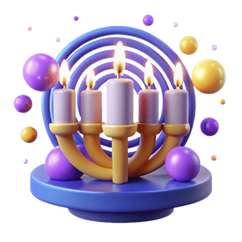 Five Candles, Festive Lights, Celebration Decor png