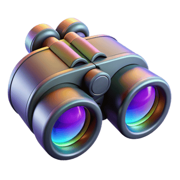 Exploring the World Binoculars for Enhanced Vision png