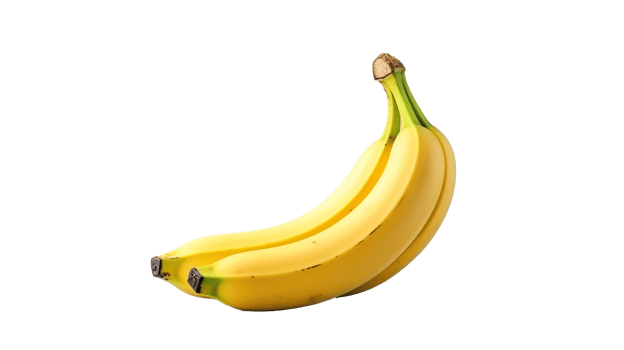 Fresh Banana Fruit on Transparent Background. Nutritious, Healthy png