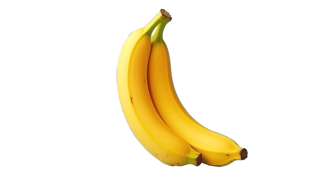 Fresh Banana Fruit on Transparent Background. Nutritious, Healthy, Delicious png