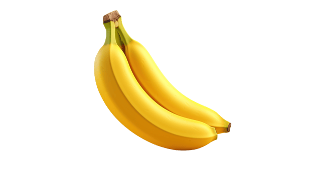 Banana Fruit Isolated on Transparent Background. Healthy Food png