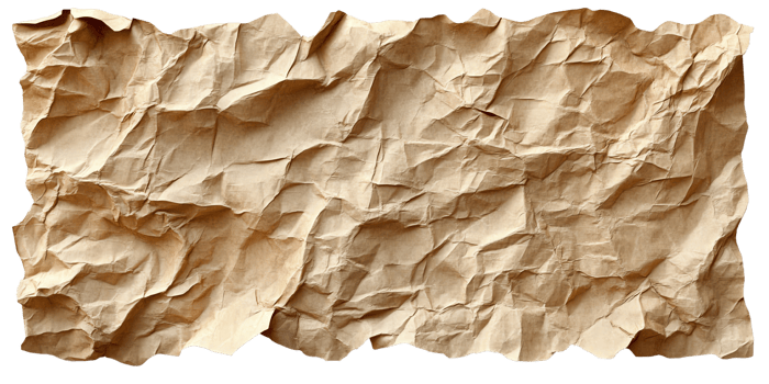 Textured crumpled paper background for creative designs. png