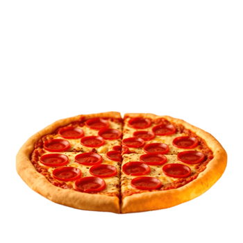 Classic Pizza with Pepperoni Toppings png