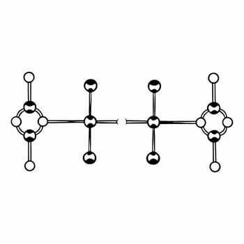 Flat Floating network of interconnected ESG icons concept as Wide shot of a floating network structure composed of interconnected ESG related icons Camera moves through the networ Square Square vector