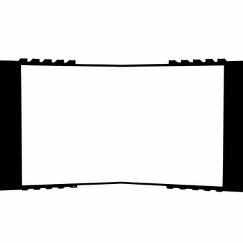Glossy handshake reflection forming cityscape concept as Close up of two hands shaking on a glossy surface their reflection morphing into a sustainable cityscape Camera slowly pan Square Square vector