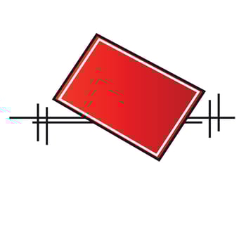 Street sign board squire shape vector