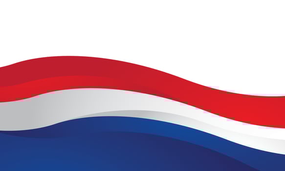 Abstract red white blue background modern design vector