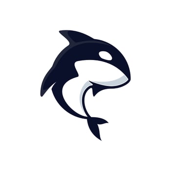 Orca Whale Logo vector
