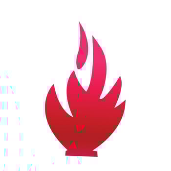 Fire Abstract Art vector