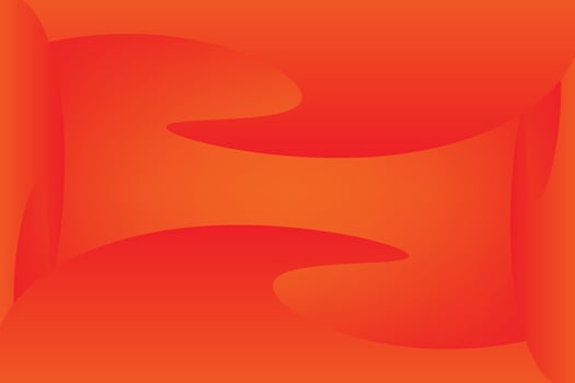 Red and orange color and wavy stripes effect on it. vector