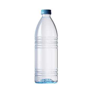 Plastic Bottle Filled with Water Isolated on Transparent Background. Fresh, Liquid png