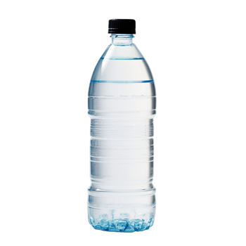Clear Plastic Water Bottle on Transparent Background. Hydration, Refreshing, Clean png