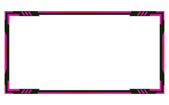 Overlay face-cam template png