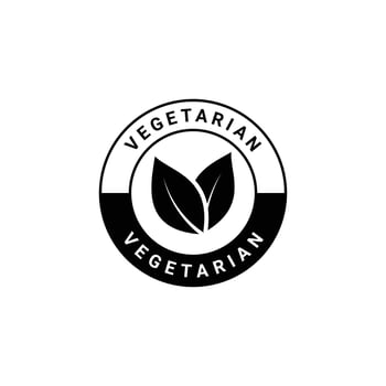 vegetarian icon design vector