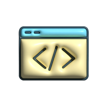 Web Development Icon Coding Symbol in Browser Window png