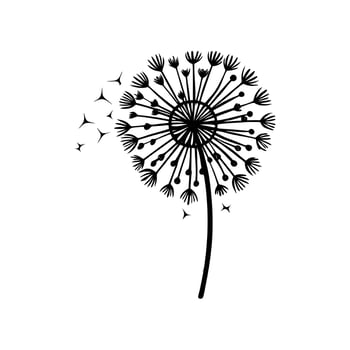 Windborne Dandelion Magic vector