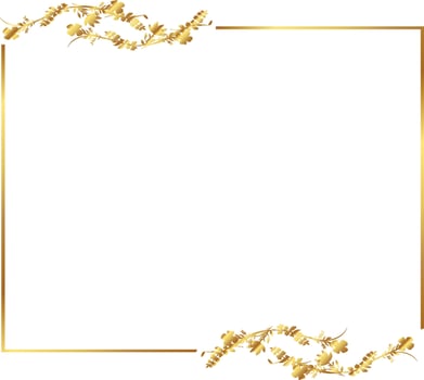 gold border golden border gold vector