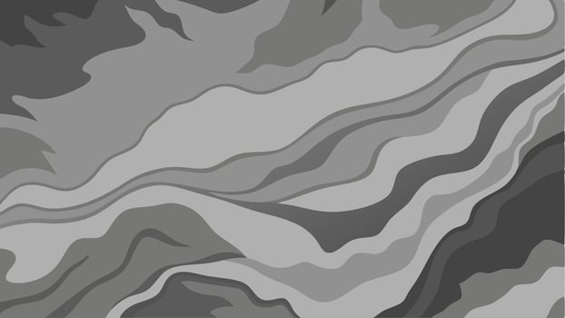 Abstract gray gradient background with flowing lines for modern business themes and presentations vector