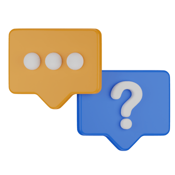 3d Speech bubble with question mark png
