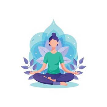 Zen Vibes Spiritual and Relaxing Illustration Designs vector