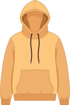Flat Hoodie Illustration vector
