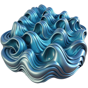 extraordinary rustic Abstract 3D Blue Wave Render exclusive png