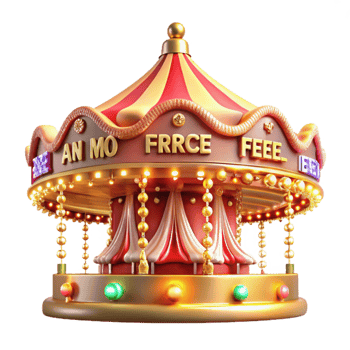 extraordinary artistic Enchanted Carousel A Whimsical 3D Render 4K png
