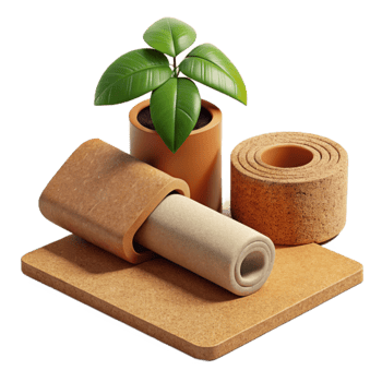 wonderful contemporary Sustainable Cork Materials Eco-Friendly Plant, Roll, and Tiles professional png