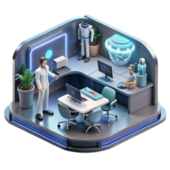 Future Workplace AI Collaboration Innovation png
