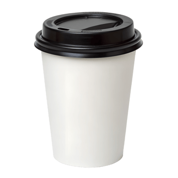 Coffee cup on a table ready for use png
