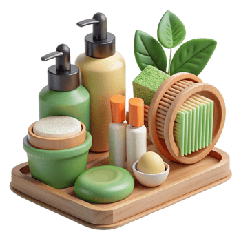 beautiful contemporary Spa Day Essentials Natural Bath Body Products high quality png