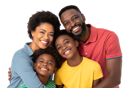 Family portrait capturing joy and togetherness png