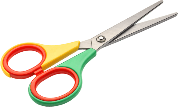 Colorful scissors for all crafting needs png