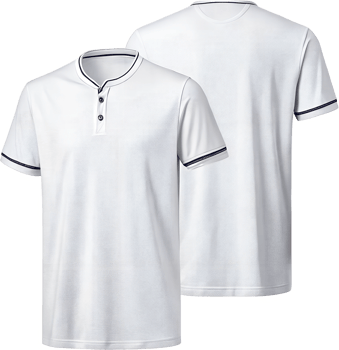Casual white short sleeve shirt for summer wear png