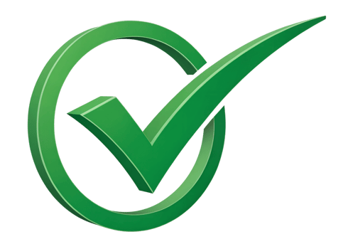 Green check mark for approval png