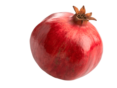 Fresh ripe pomegranate full of flavor png