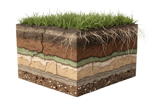 Understanding soil layers and their structure png