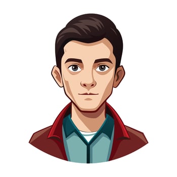 an illustration of a male handsome teacher vector