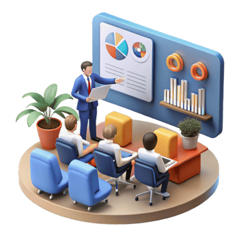 elegant rustic Data Presentation Business Meeting, Visual Analytics, Team Collaboration premium png