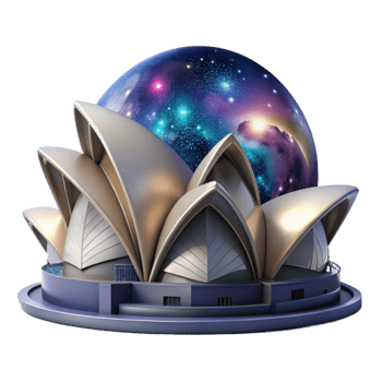 Cosmic Opera House A Celestial Architectural Vision png
