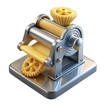 impressive creative Pasta Maker Homemade Pasta Machine for Noodles Shapes authentic png