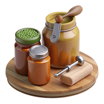 Homemade Baby Food Jars Simple Recipes Storage png