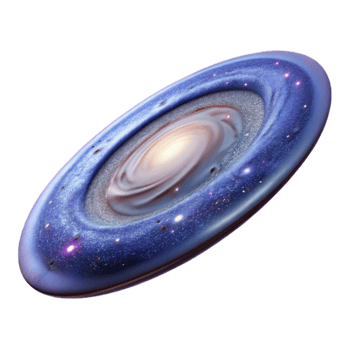 beautiful minimalist Spiral Galaxy Celestial Structure, Cosmic Dust, Star Formation detailed png