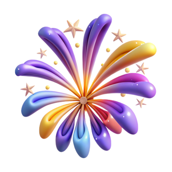 extraordinary abstract Colorful 3D Festive Flower Design original png