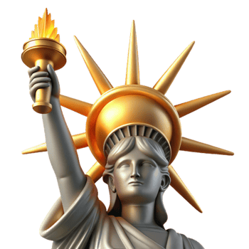 beautiful rustic Liberty Statue Iconic Symbol of Freedom and Enlightenment professional png