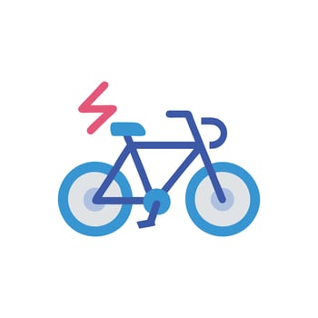Electric Bicycle Icon for Modern Travel vector